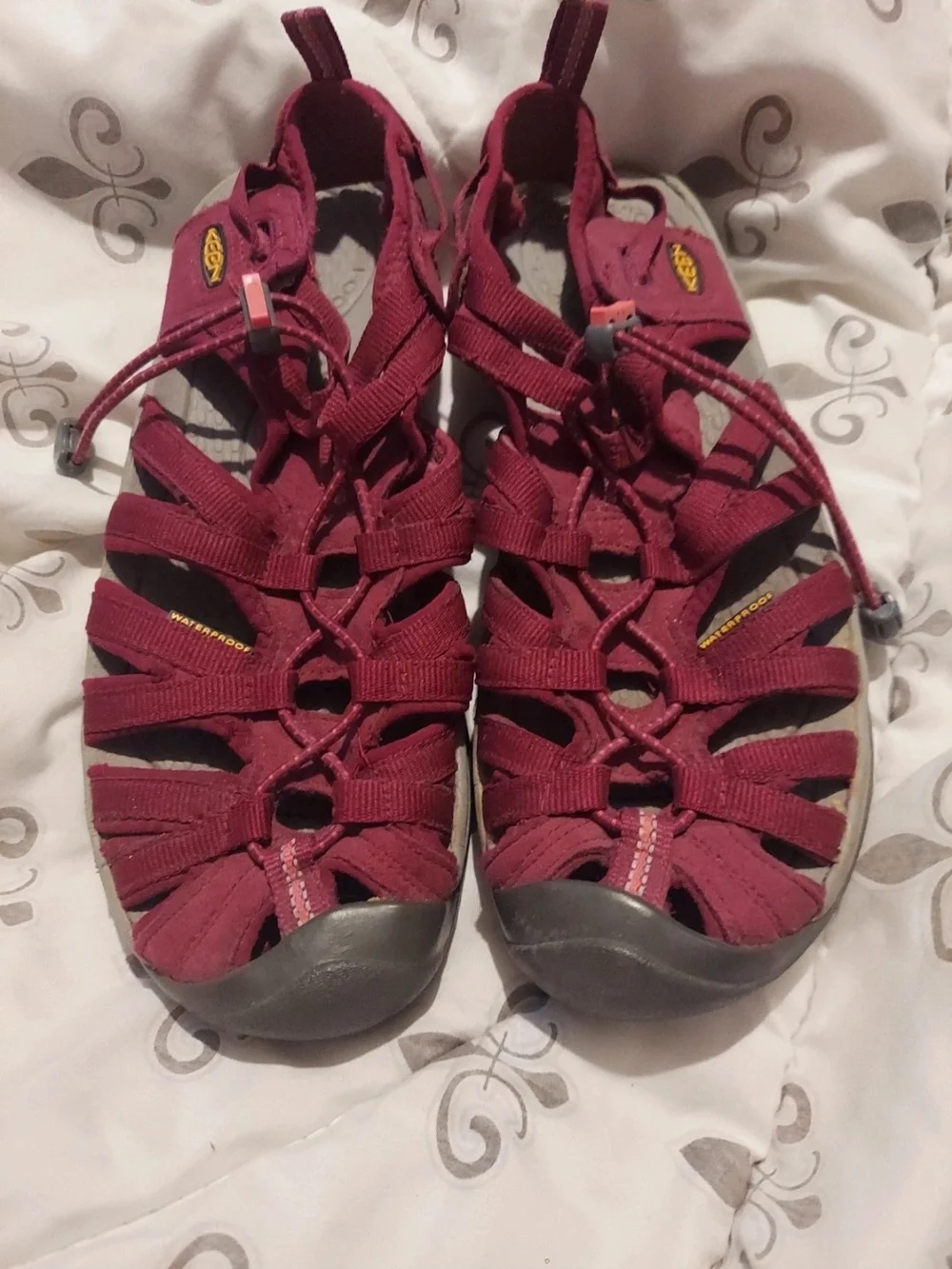 KEEN Women's Wine/Burgundy Sport Sandals